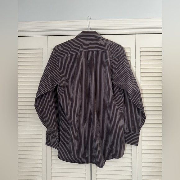 Michael Kors Dress Up Button Up Shirt Size 16 Large 100% Cotton - Picture 7 of 8